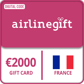 Airline Gift Card 2000 EUR FRANCE product image