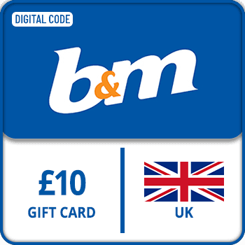 B&M Gift Card 10 GBP UK  product image