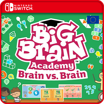 Big Brain Academy Brain vs. Brain Switch Nintendo Game Key Europe product image