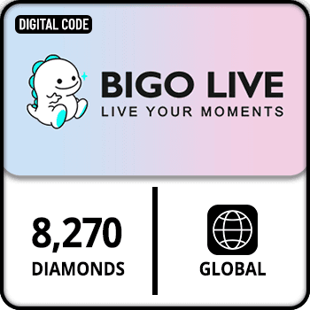 Bigo Live Gift Card 8270 Diamonds Global product image