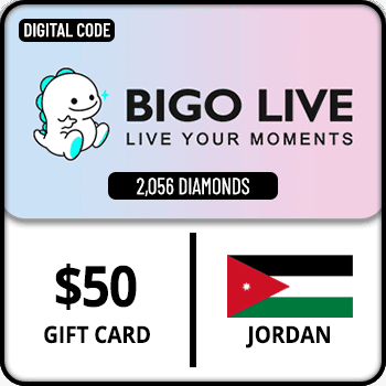 Bigo Live Gift Card 2056 Diamonds $50 Jordan product image
