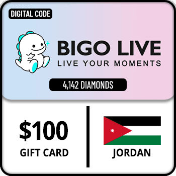 Bigo Live Gift Card 4142 Diamonds $100 Jordan product image
