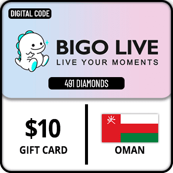 Bigo Live Gift Card 491 Diamonds $10 Oman product image