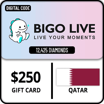 Bigo Live 12425 Diamonds Gift Card $250 Qatar product image