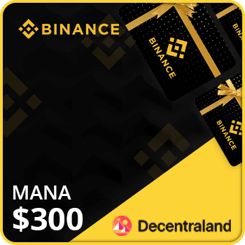 Binance Gift Card $300 (MANA) Global product image