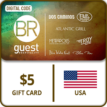 BR Guest Hospitality Gift Card $5 USA product image
