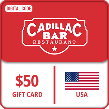Cadillac Bar Gift Card $50 USA product image