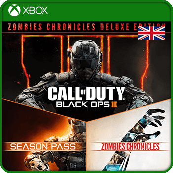 Call of Duty Black Ops III Zombies Deluxe Xbox Game Key UK product image