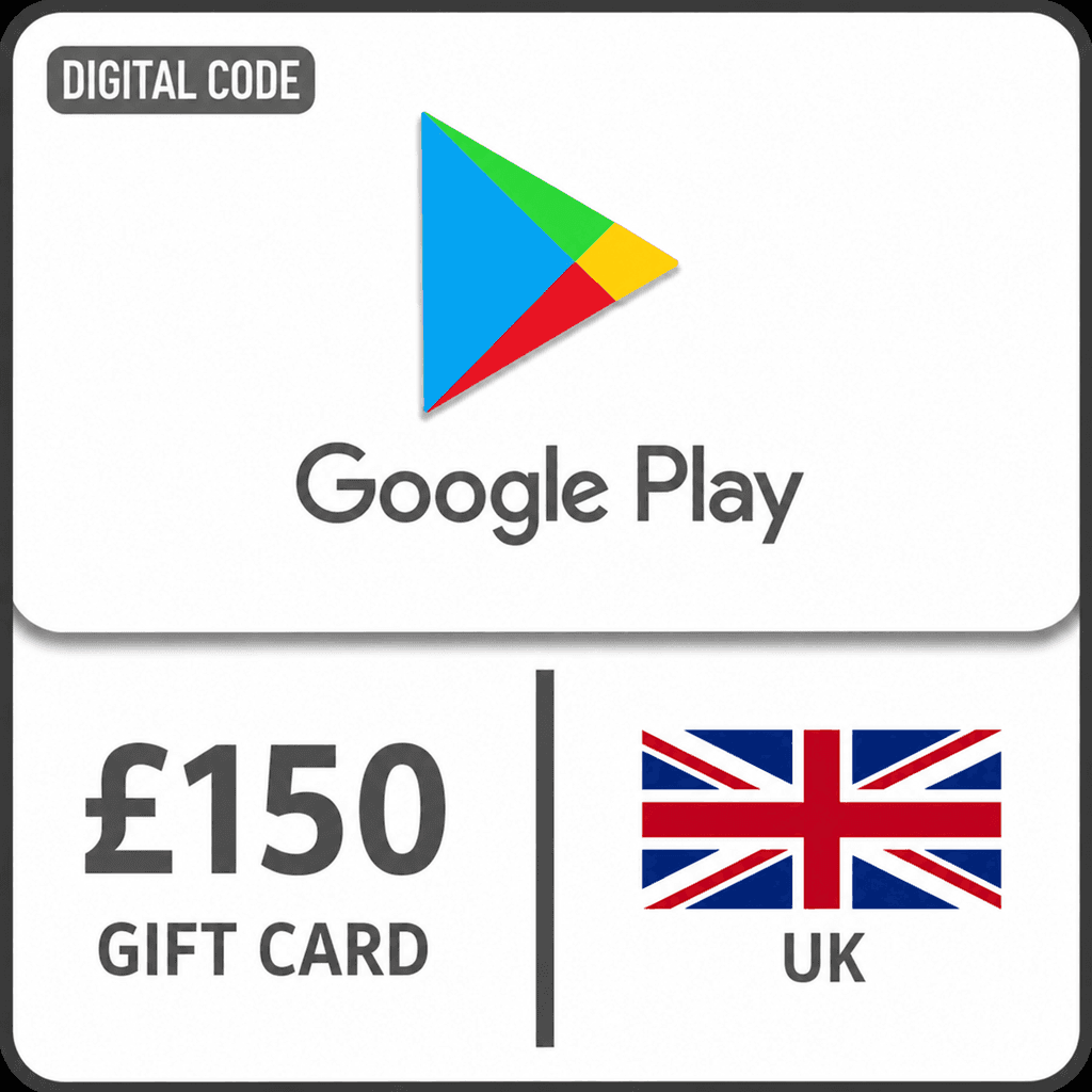 Google Play Gift Card 150 GBP UK  product image