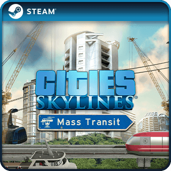 Cities Skylines PC Mass Transit DLC Steam Game Key Global product image