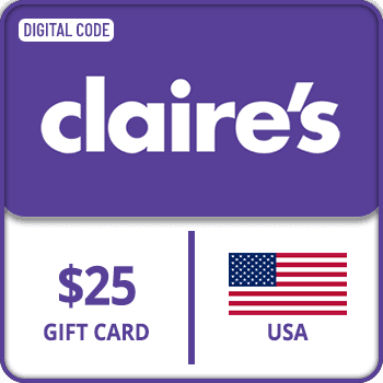 Claire's Purple Fabulous Gift Card $25 USA product image
