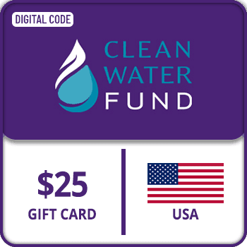 Clean Water Fund Gift Card $25 USA product image
