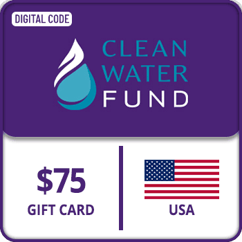 Clean Water Fund Gift Card $75 USA product image