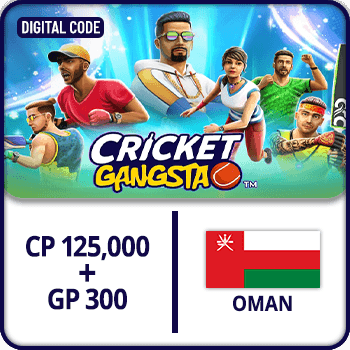 Cricket Gangsta CP Gift Card 125,000 + GP 300 Oman product image