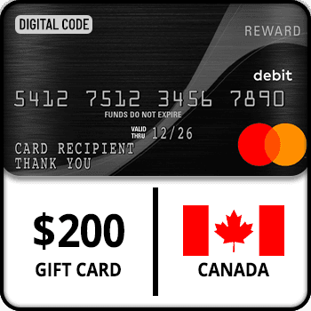 Rewarble Mastercard Gift Card C$200 Canada product image