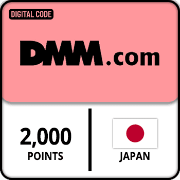 DMM.com Gift Card 2000 Points Japan product image