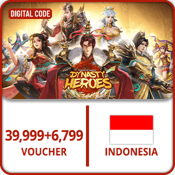 Dynasty Heroes Samkok Legend 39999+6799 Voucher INDONESIA product image