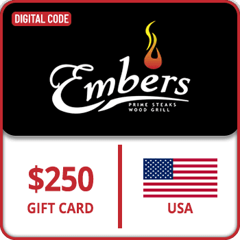 Embers Restaurant eGift Gift Card $250 USA product image