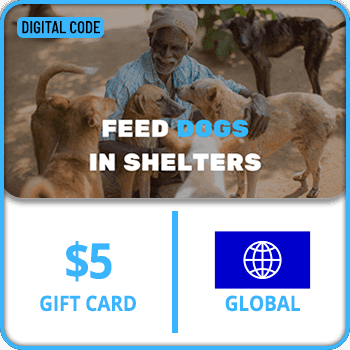 Feed Stray Dogs in Shelters Gift Card $5 GLOBAL product image