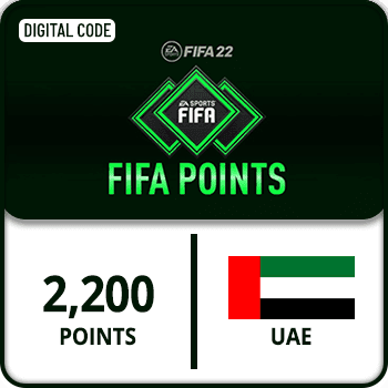 FIFA 22 Points Gift Card 2200 AED UAE product image