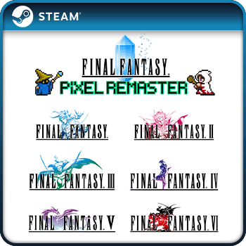 FINAL FANTASY I-VI BUNDLE PC Steam Game Key Global product image