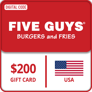 Five Guys Gift Card $200 USA product image