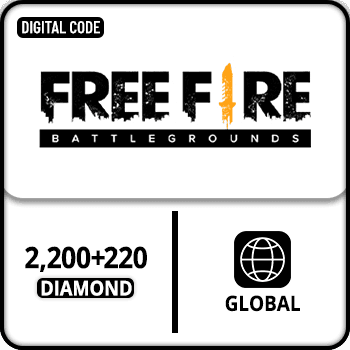 Free Fire Gift Card 2200+220 Diamond Global product image