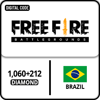 Free Fire Gift Card 1060+212 Diamond Brazil product image