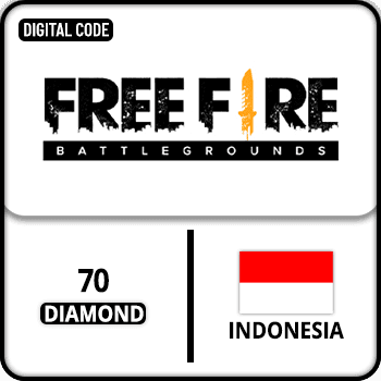 Free Fire Gift Card 70 Diamond Indonesia product image