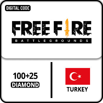 Free Fire Gift Card 100+25 Diamond Turkey product image