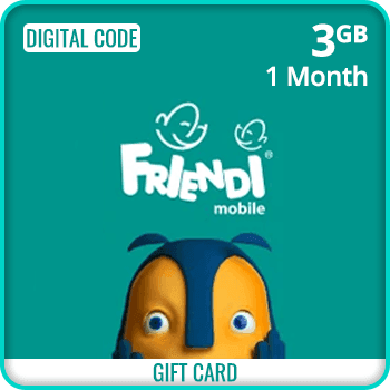 Friendi Data Gift Card 3GB 1M KSA product image