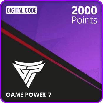 Game Power 7 Gift Card 2000 Points Global product image