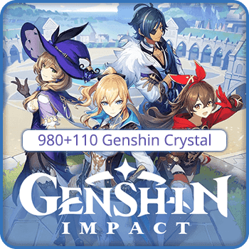 Genshin Impact Mobile 980+110 Crystals Global product image