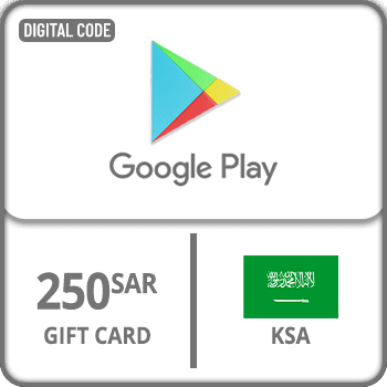 Google Play Gift Card 250 SAR KSA  product image