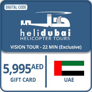 Heli Dubai Gift Card ICONIC TOUR - 22 MIN (Exclusive) 5995 AED UAE product image