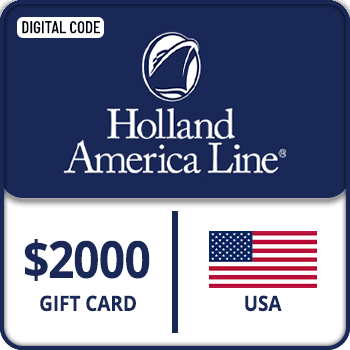 Holland America Line Gift Card $2000 USA product image