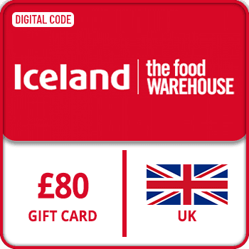 Iceland Gift Card £80 UK product image