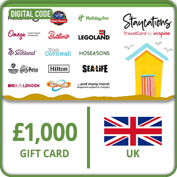 Inspire Staycation Gift Card £1000 UK product image