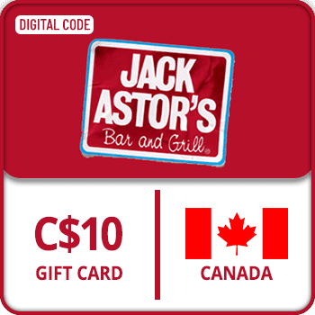 Jack Astor's Gift Card C$10 Canada product image