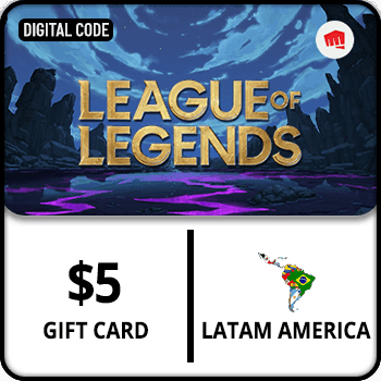 League of Legends Gift Card $5 LATIN AMERICA product image