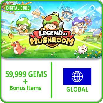 Legend of Mushroom Rush - SEA Bonus Items 59999 GLOBAL product image