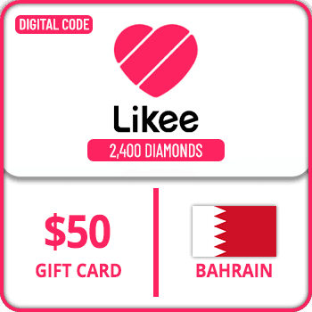 Likee Gift Card 2400 Diamonds $50 Bahrain product image
