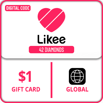 Likee Gift Card 42 Diamonds $1 Global product image