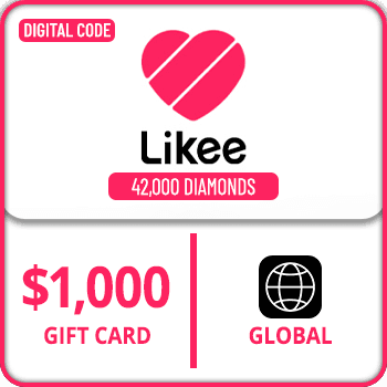 Likee Gift Card 42000 Diamonds $1000 Global product image