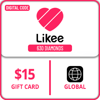 Likee Gift Card 630 Diamonds $15 Global product image