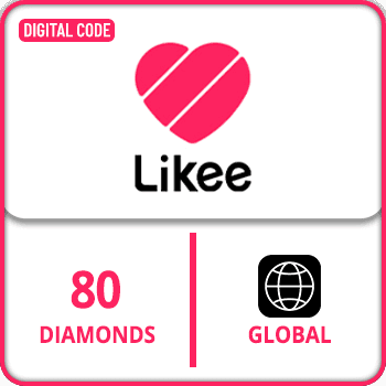 Likee Gift Card 80 Diamonds Global product image
