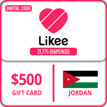 Likee Gift Card 21775 Diamonds $500 Jordan product image