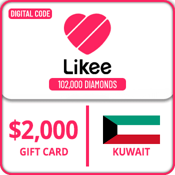 Likee Gift Card 102000 Diamonds $2000 Kuwait product image