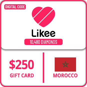 Likee Gift Card 10480 Diamonds $250 Morocco product image