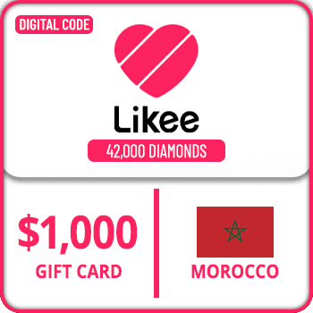 Likee Gift Card 42000 Diamonds $1000 Morocco product image